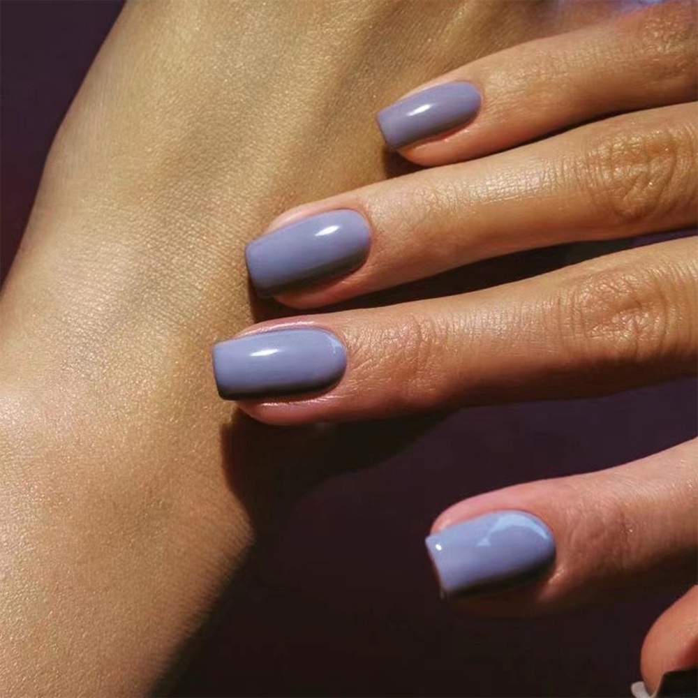 NEW Winter Lavender Square Press-On Nails Set